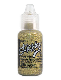 Tim Holtz Stickles Glitter Glue Gold